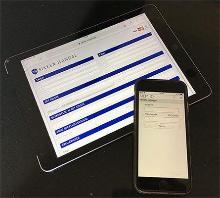 Slutseddel med NemID’s nye APP