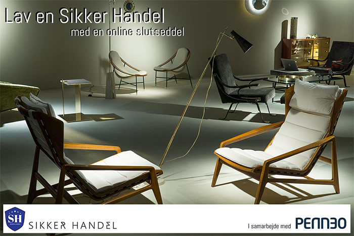 Brugt designerstol - eksempel på brugte møbler købt gennem private handelsportaler